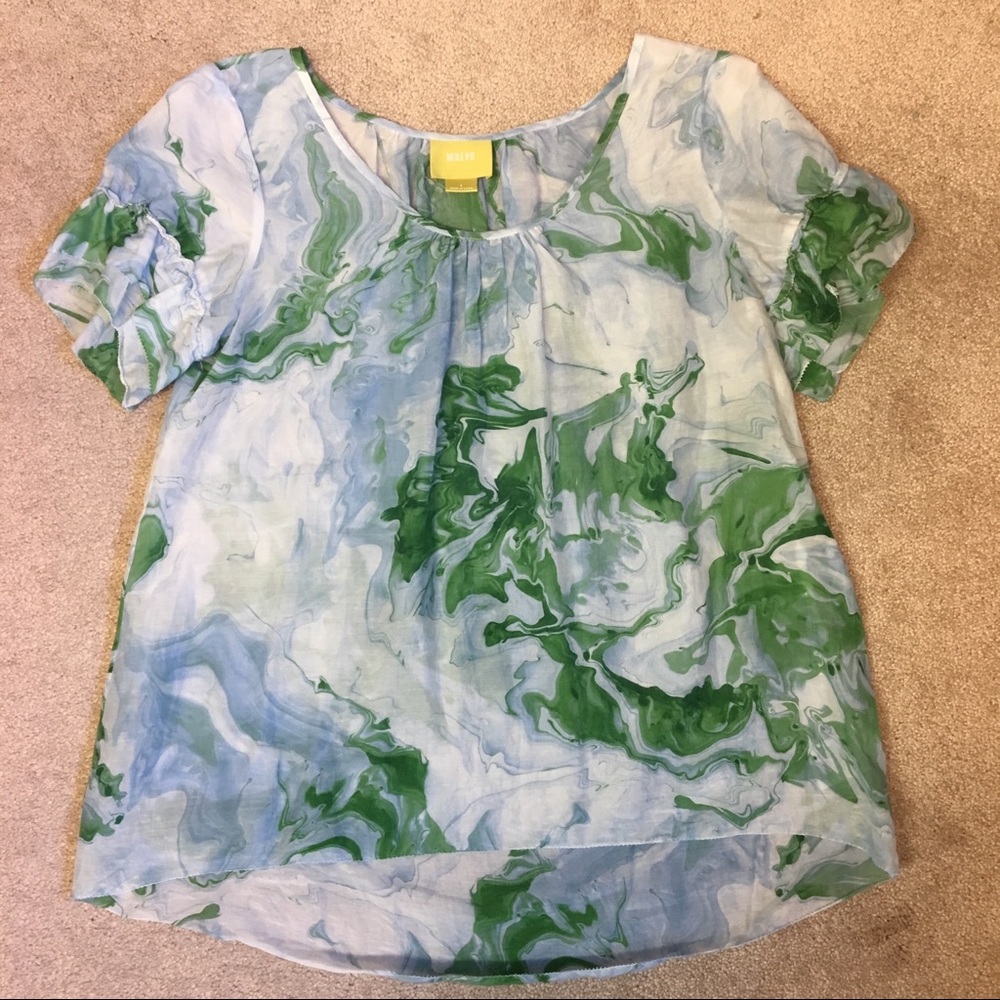 Anthropologie multi color blouse